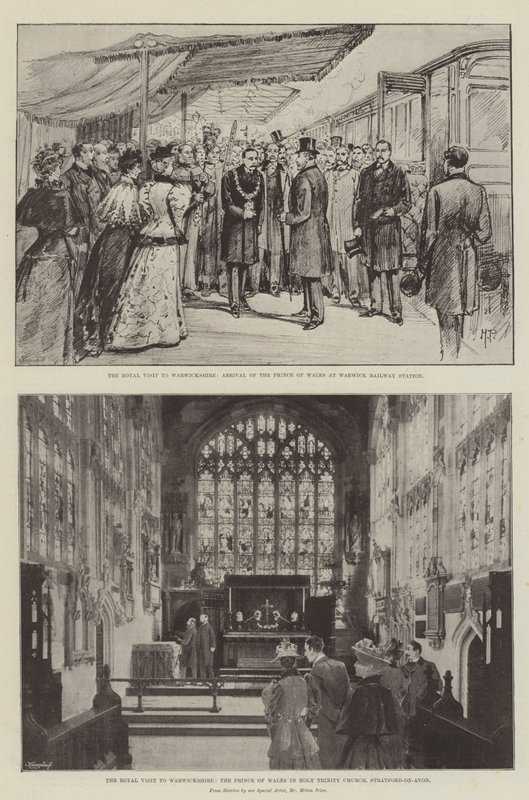 The Royal Visit to Warwickshire by Melton Prior