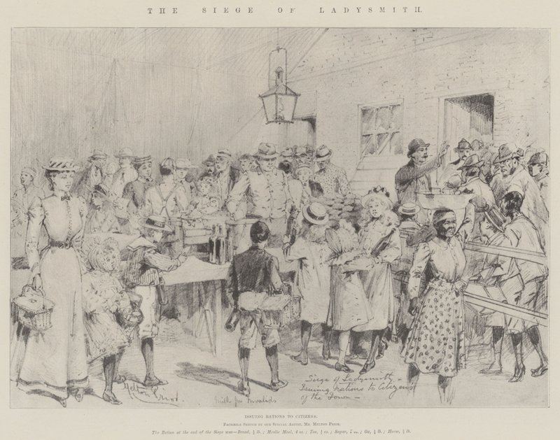 The Siege of Ladysmith by Melton Prior