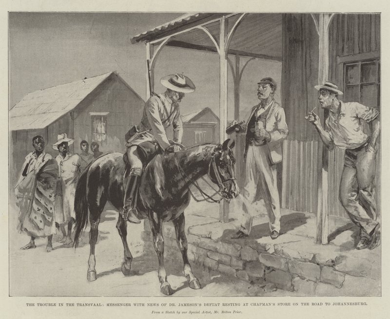 The Trouble in the Transvaal, Messenger with News of Dr Jameson