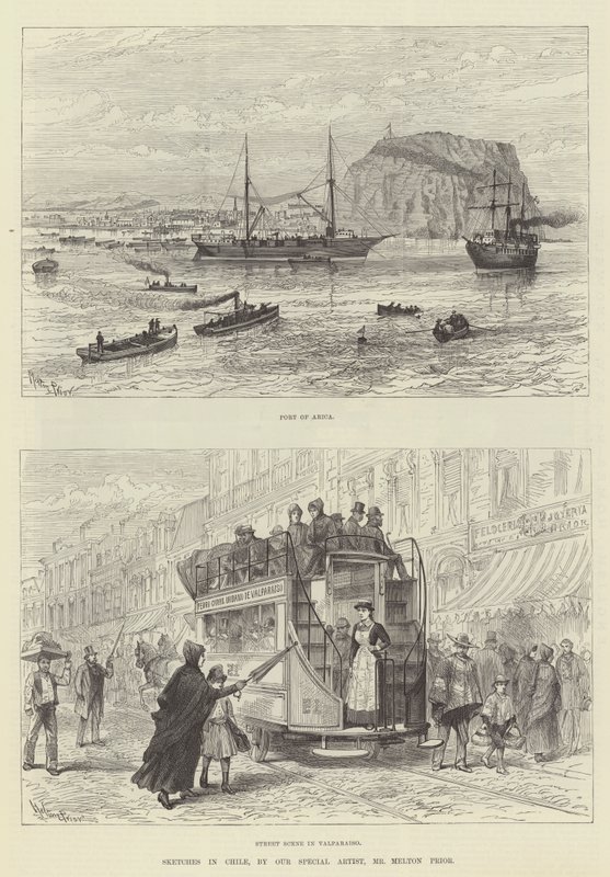 Sketches in Chile by Melton Prior