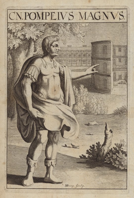 Pompey the Great, Roman statesman and soldier by Michael Burghers
