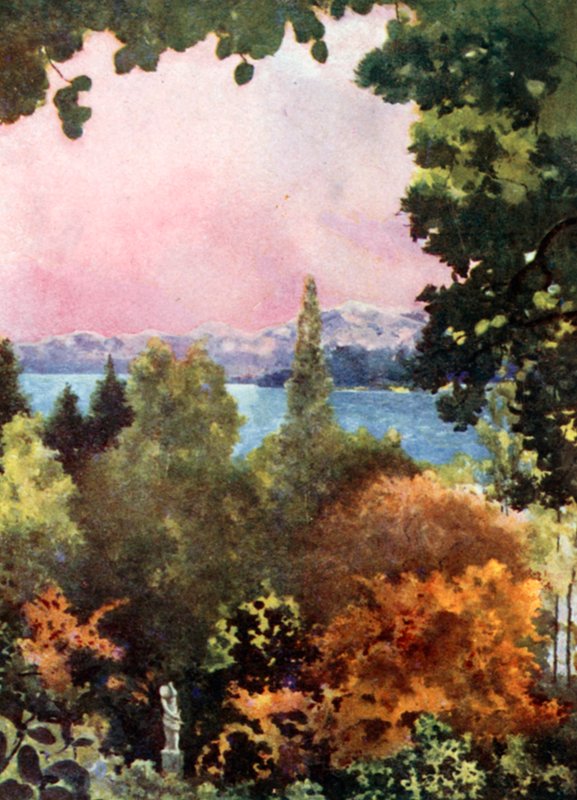 Lake Constance from Schloss Mainau by Mima Nixon