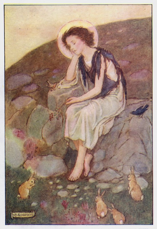 Saint Cuthbert by Minnie Didbin Spooner