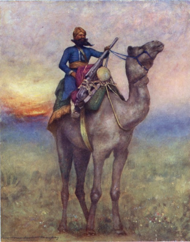 A Swivel-gun Bearer from Rajputana by Mortimer Ludington Menpes