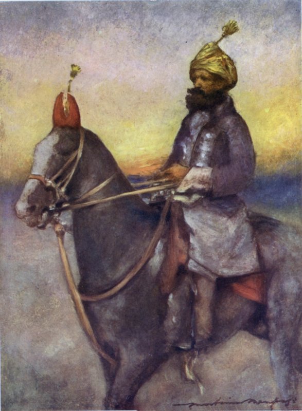 In the Retainers Procession by Mortimer Ludington Menpes