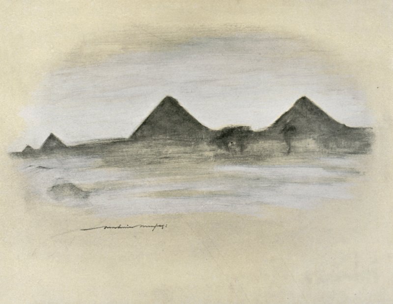 The Pyramids by Mortimer Ludington Menpes