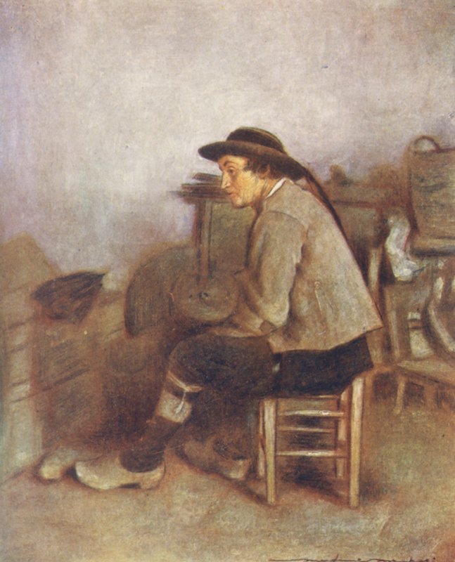 A Farm Labourer by Mortimer Ludington Menpes