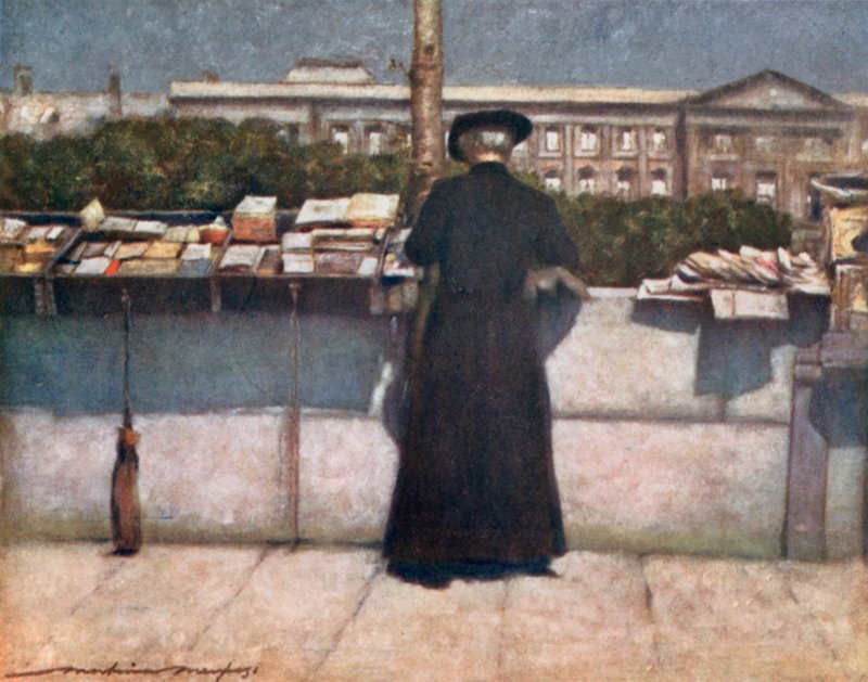 Bookstall on the Seine by Mortimer Ludington Menpes