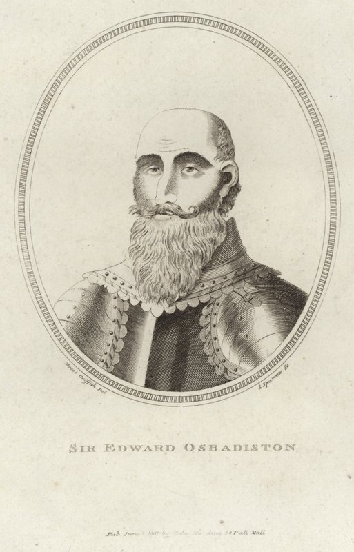 Portrait of Sir Edward Osbadiston by Moses Griffith