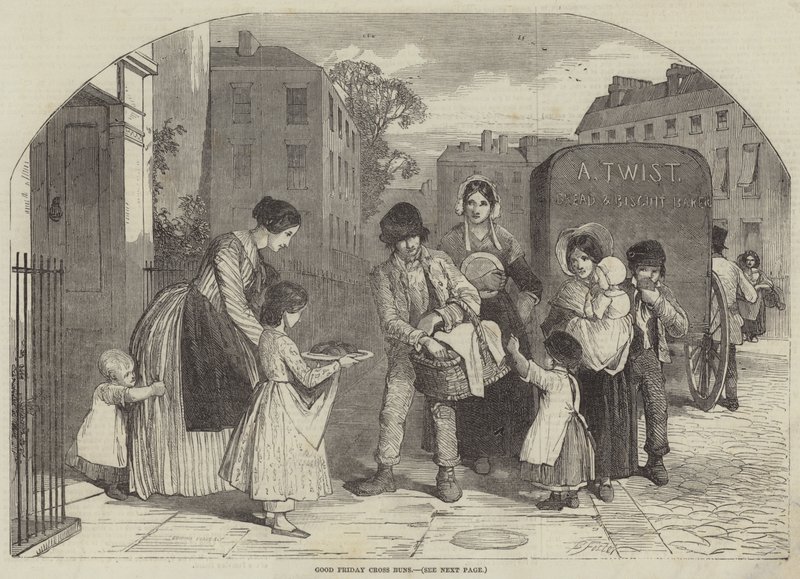 Good Friday Cross Buns by Myles Birket Foster