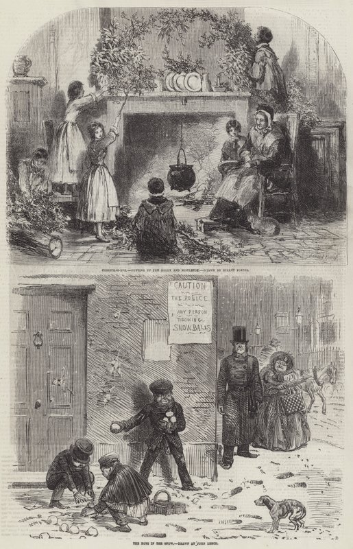 Sketches of Christmas by Myles Birket Foster