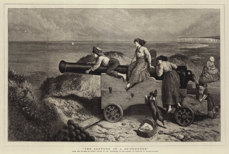 The Capture of a 32-Pounder by Myles Birket Foster