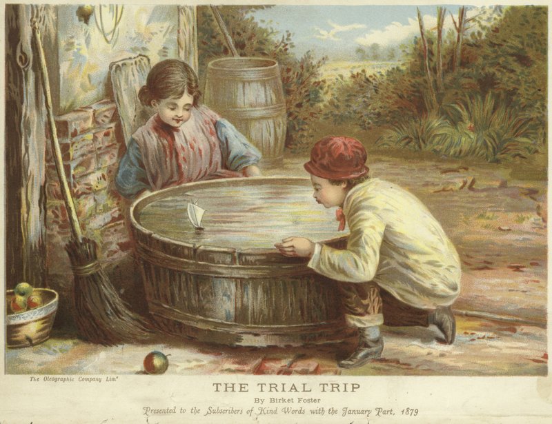 The Trial Trip by Myles Birket Foster