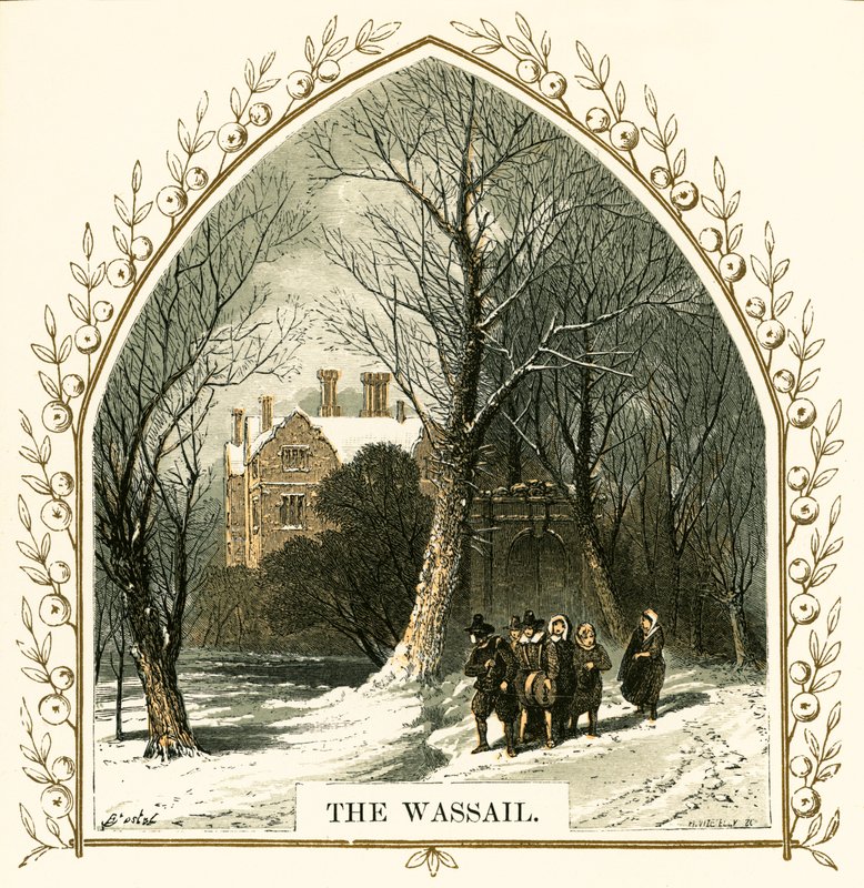 The Wassail by Myles Birket Foster