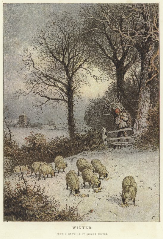 Winter by Myles Birket Foster