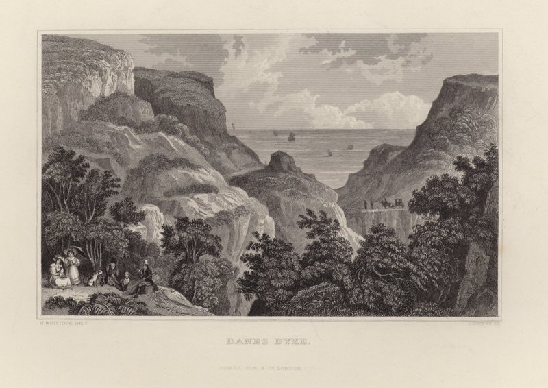 Danes Dyke by Nathaniel Whittock