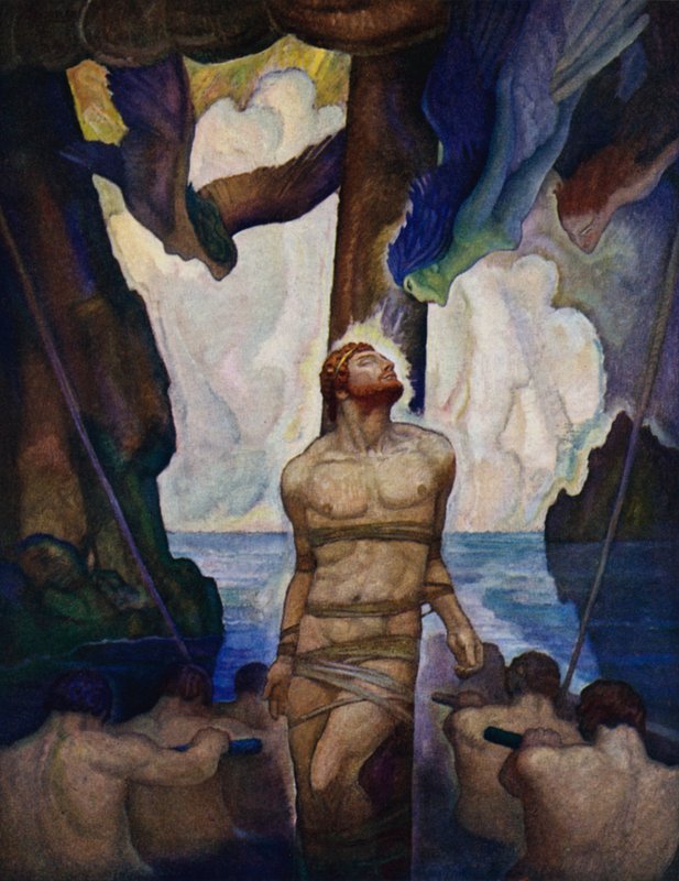 Odyssey: The Sirens by Newell Convers Wyeth