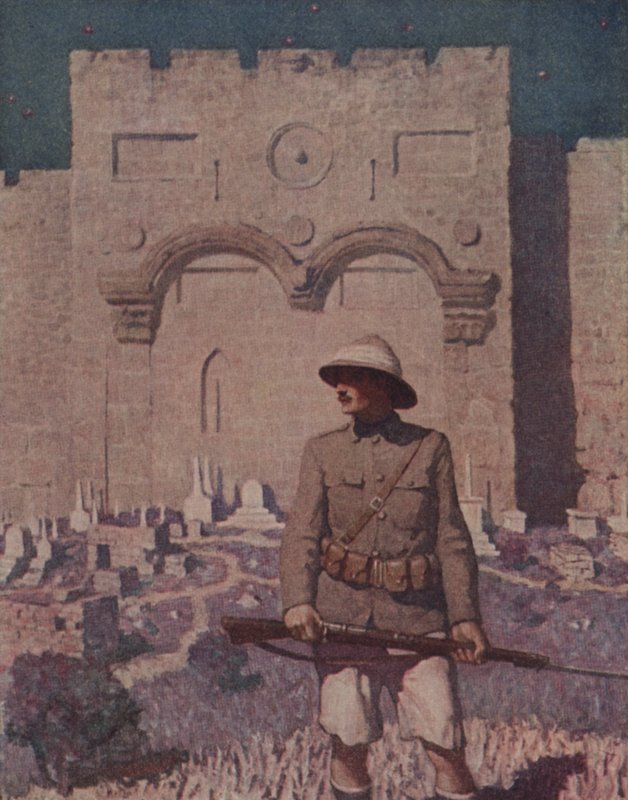 The Walls of Jerusalem by Newell Convers Wyeth