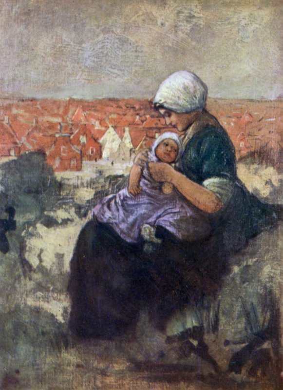 Mother and Child of Scheveningen by Nico Jungman