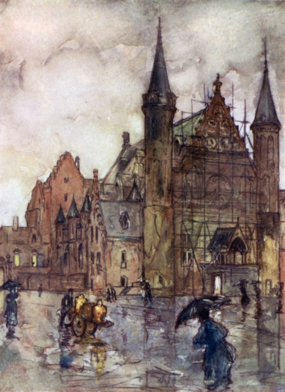 The Binnenhof, The Hague by Nico Jungman