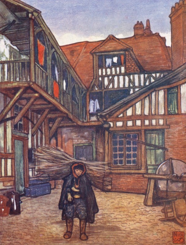 An Ancient Inn Yard by Nico Jungmann