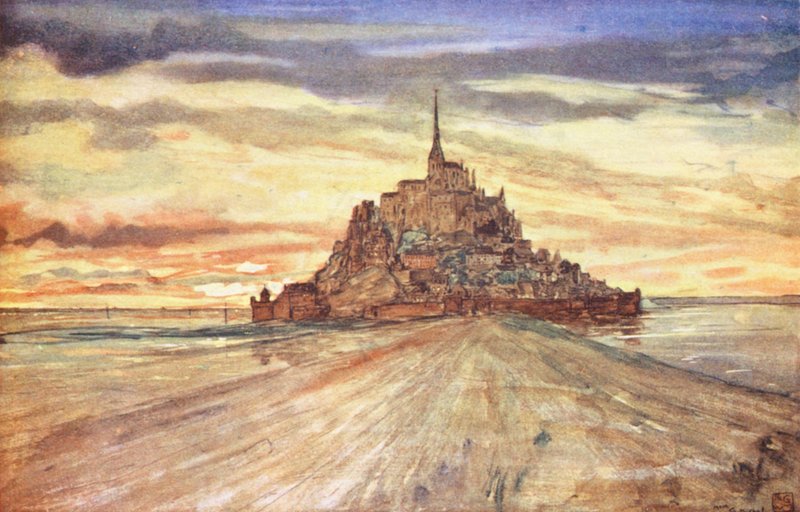Mont St Michel, Sunset by Nico Jungmann