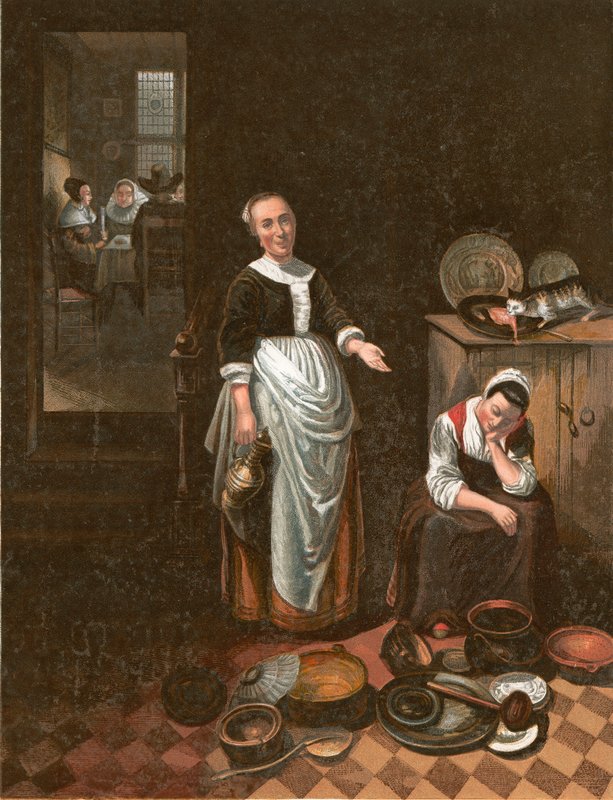 The Idle Servant by Nicolaes Maes
