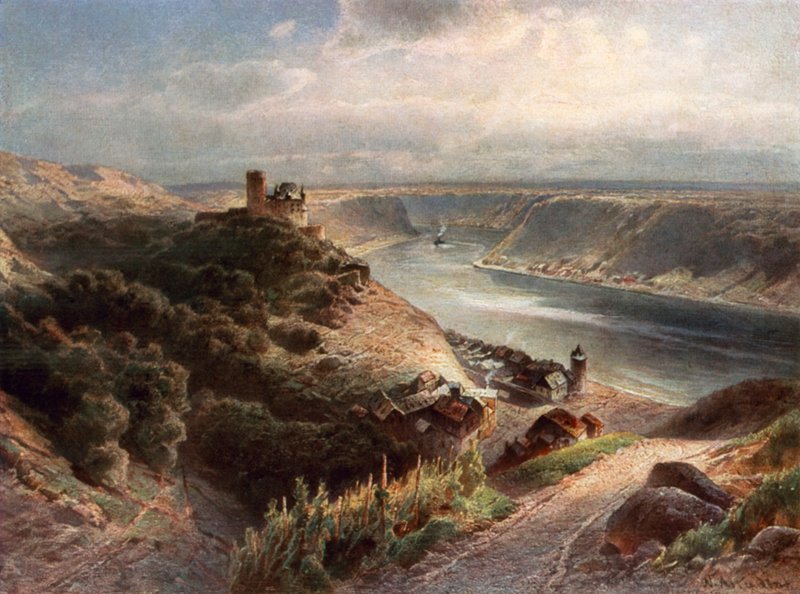 Burg Katz by Nicolai Astudin