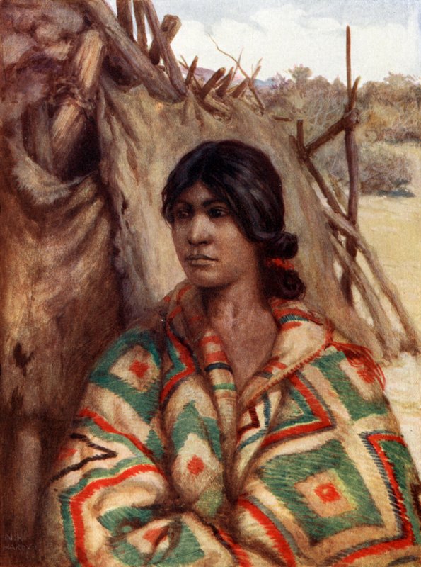 A Navajo Indian Woman by Norman Hardy