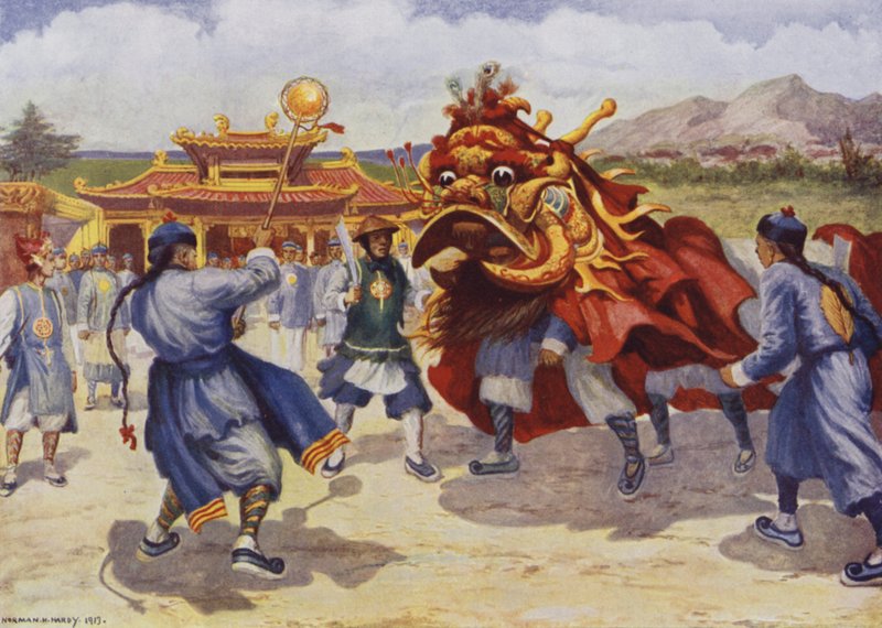 Death Ceremony near Tientsin by Norman Hardy