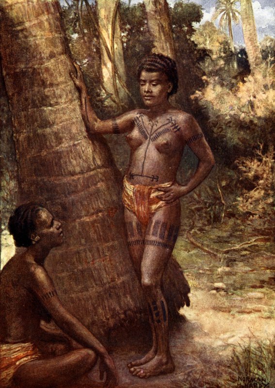 Women of Rennell Island (Polynesia) by Norman Hardy