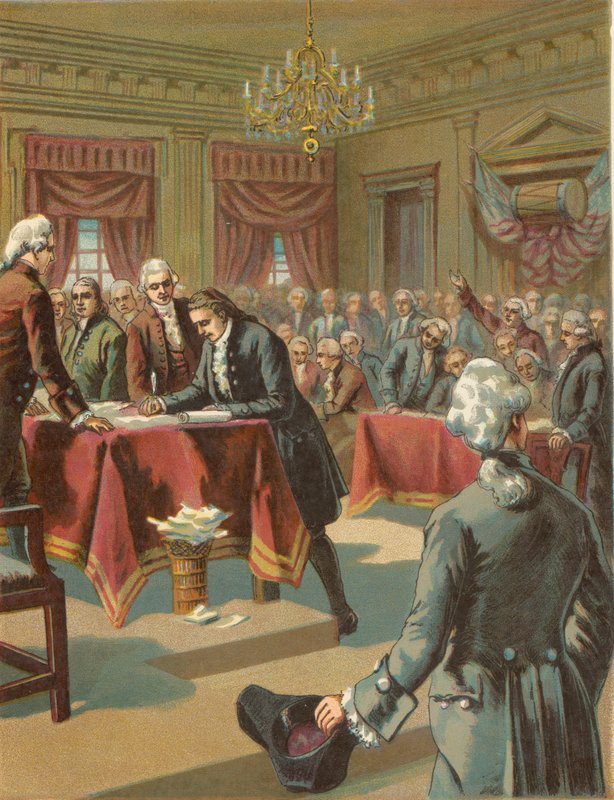 The Declaration of Independence by North American