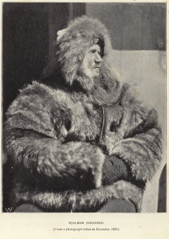 Portrait of Hjalmar Johansen by Norwegian Photographer