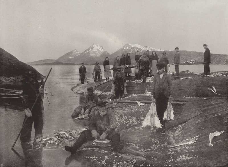 Washing Klip-Fish by Norwegian Photographer