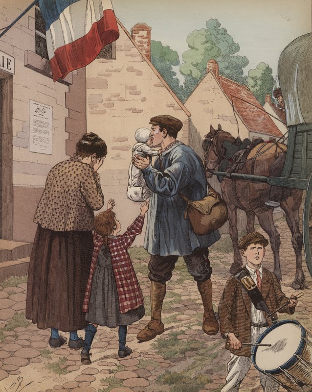 2 August 1914 by Onfray de Breville Job