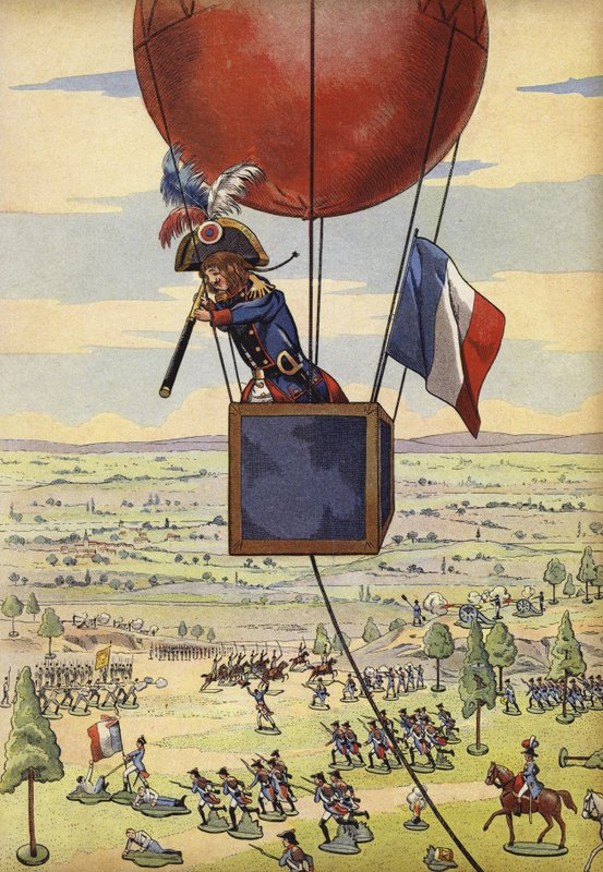 Battle of Fleurus with Balloon by Onfray de Breville Job