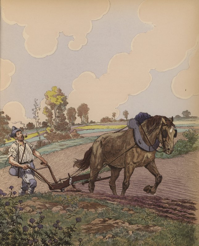 The Return to the Land by Onfray de Breville Job