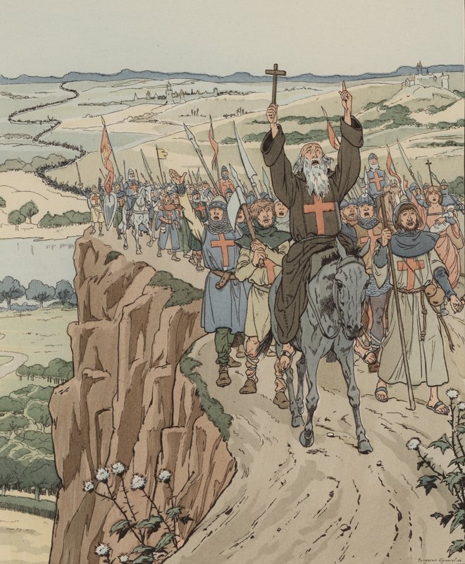 Peter the Hermit, God Wills It by Onfray de Breville Job