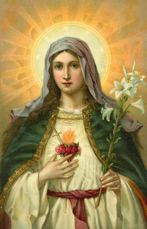 Immaculate Heart of Mary by Oswald Voelkel