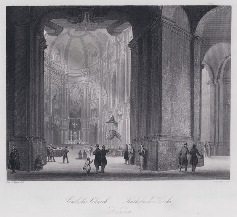 Catholic Church, Dresden by Otto (after) Wagner