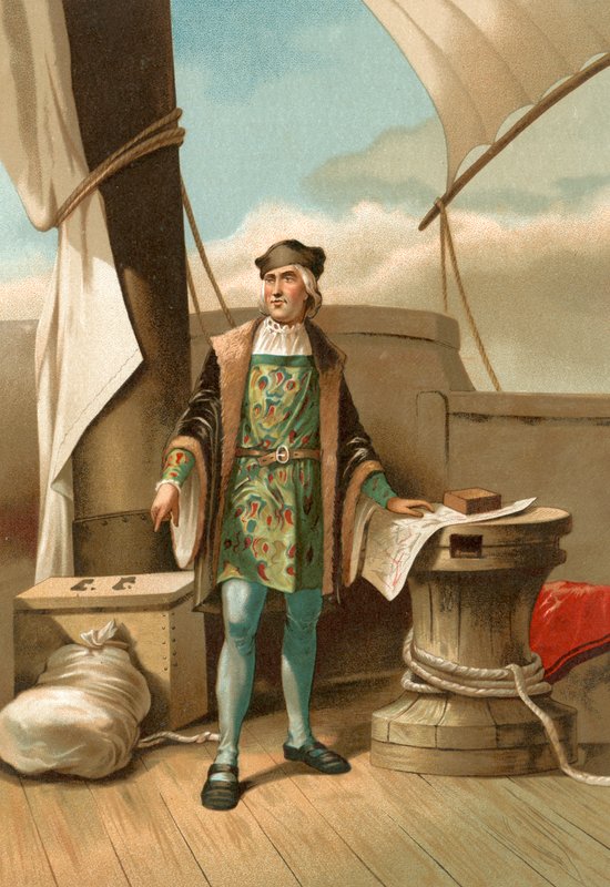 Christopher Columbus by P. Ros