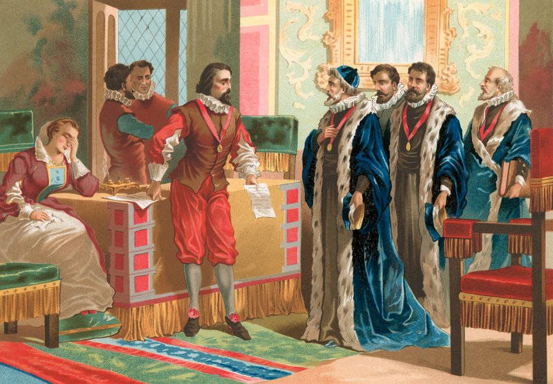 Francis Bacon before the Parliamentary Commission by P. Ros