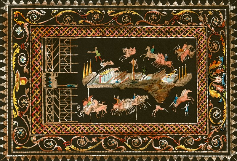 Chariot Race by P. Sellier
