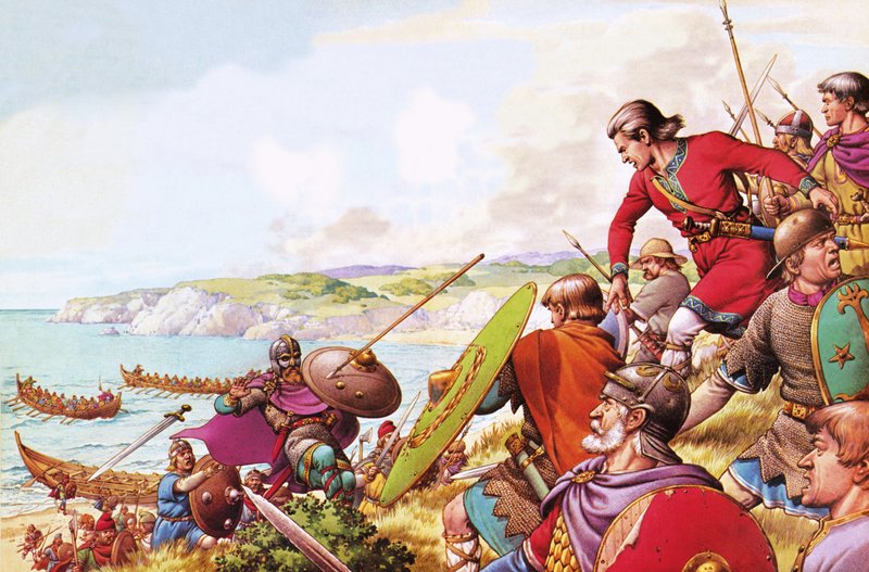 Anglo-Saxon invaders by Pat (1907 95) Nicolle