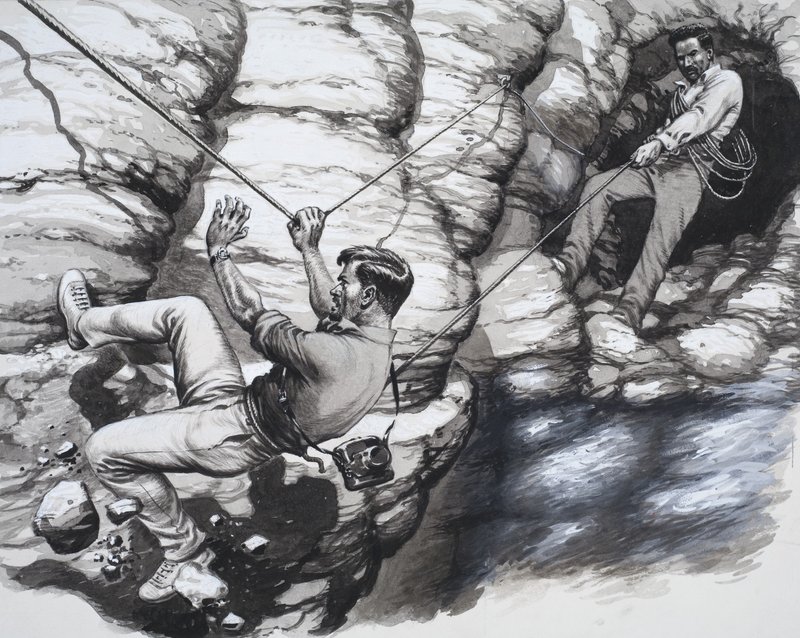 Climbing Archeologists by Pat (1907 95) Nicolle