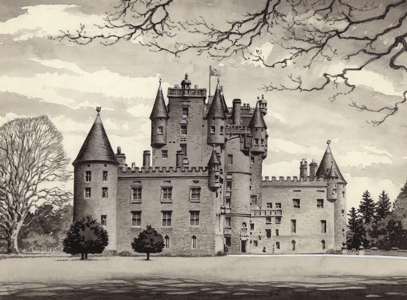 Glamis Castle by Pat (1907 95) Nicolle