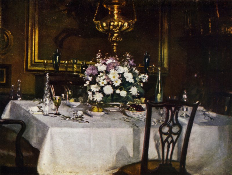 The Dinner Table, Ardilea by Patrick William Adam