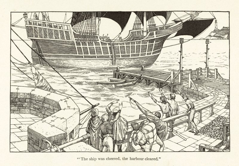 Rime of the Ancient Mariner (engraving) by Patten Wilson