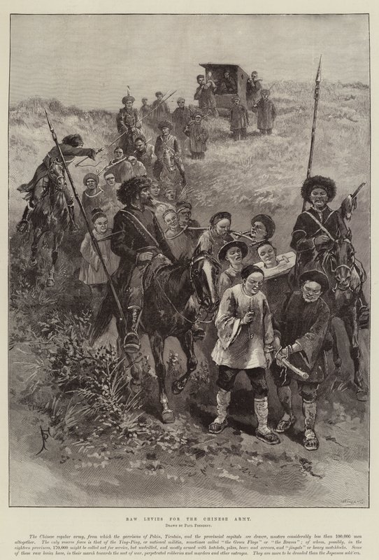 Raw Levies for the Chinese Army by Paul Frenzeny