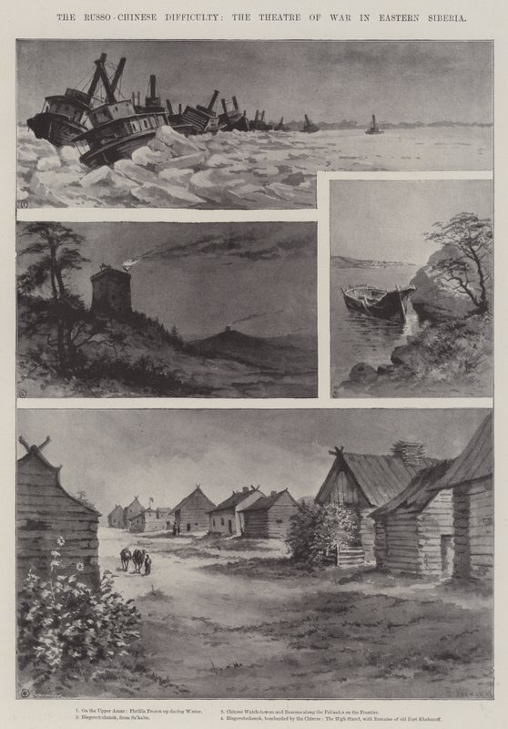 The Russo-Chinese Difficulty, the Theatre of War in Eastern Siberia by Paul Frenzeny